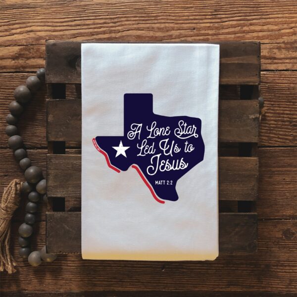 Lone Star Jesus Texas Tea Towel